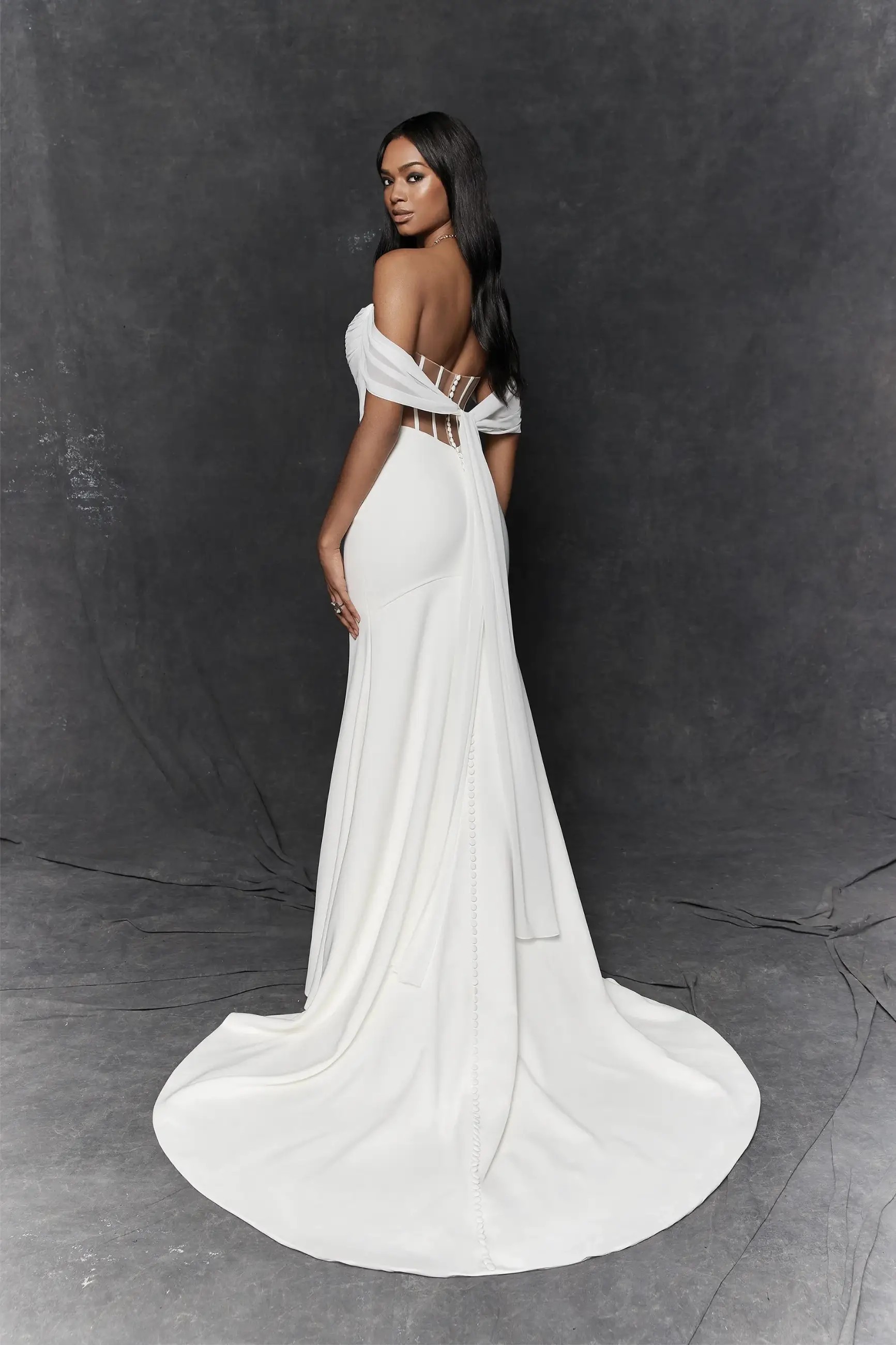 Modern Elegance: Sleek &amp; Minimalist Bridal Gowns for 2025 Image